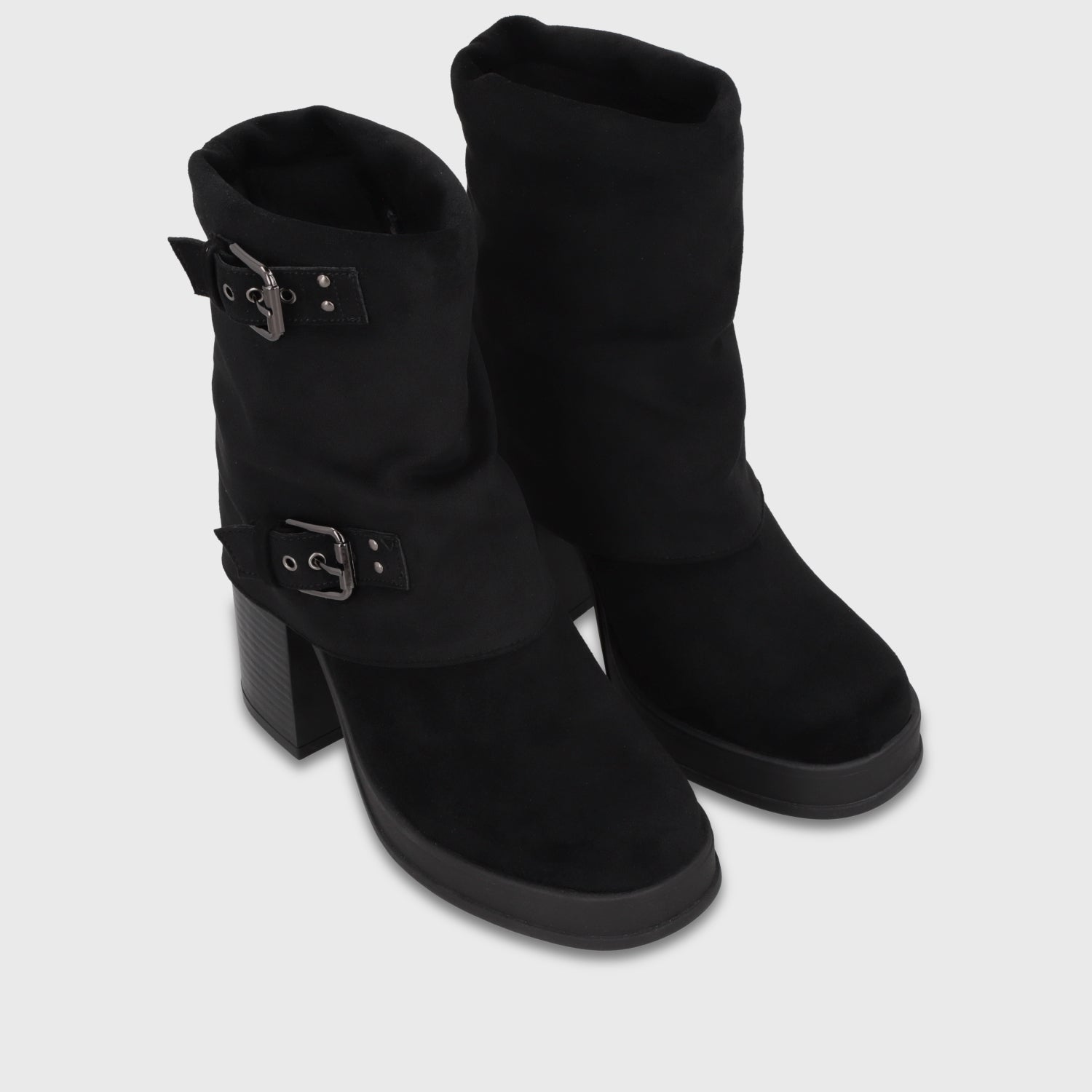 Botín Taco Negro Mujer 33786