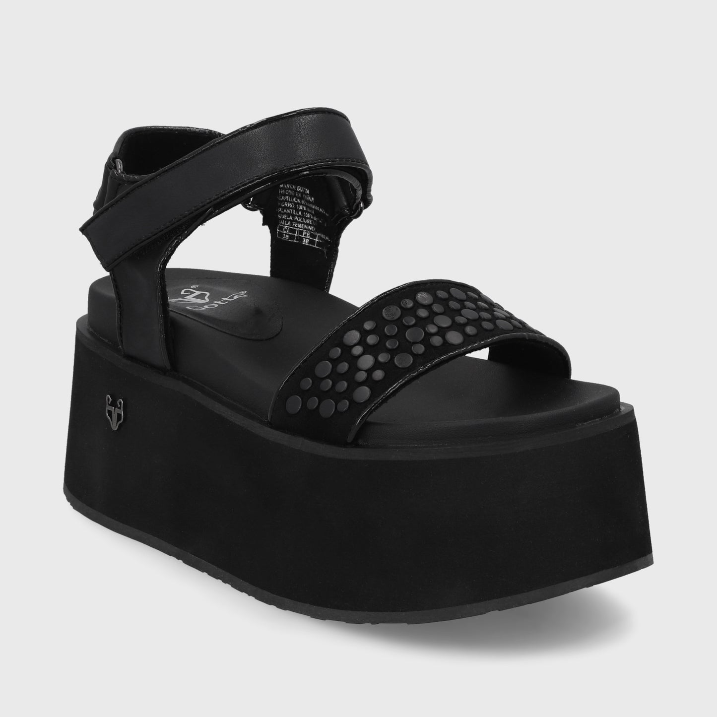 Sandalia Negra  Mujer 35185
