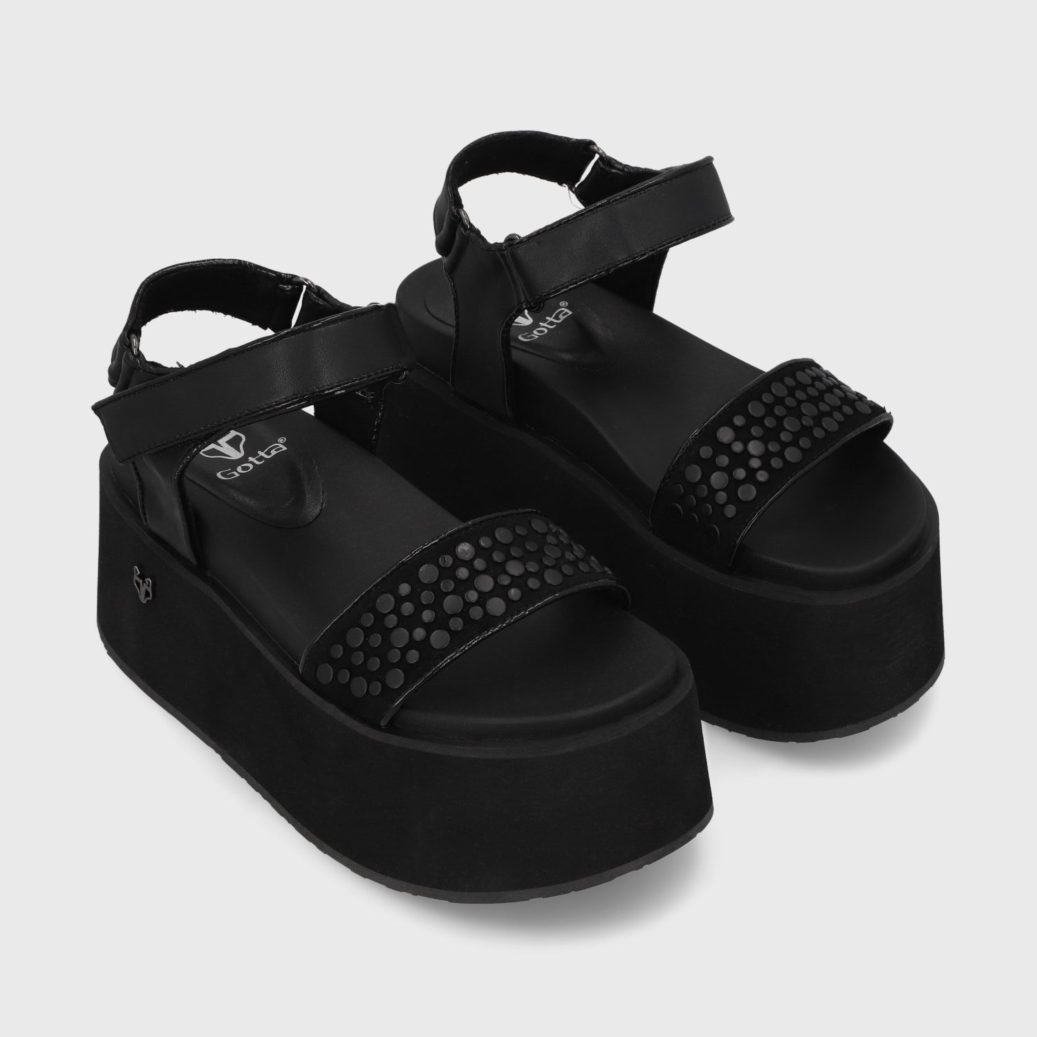 Sandalia Negra  Mujer 35185
