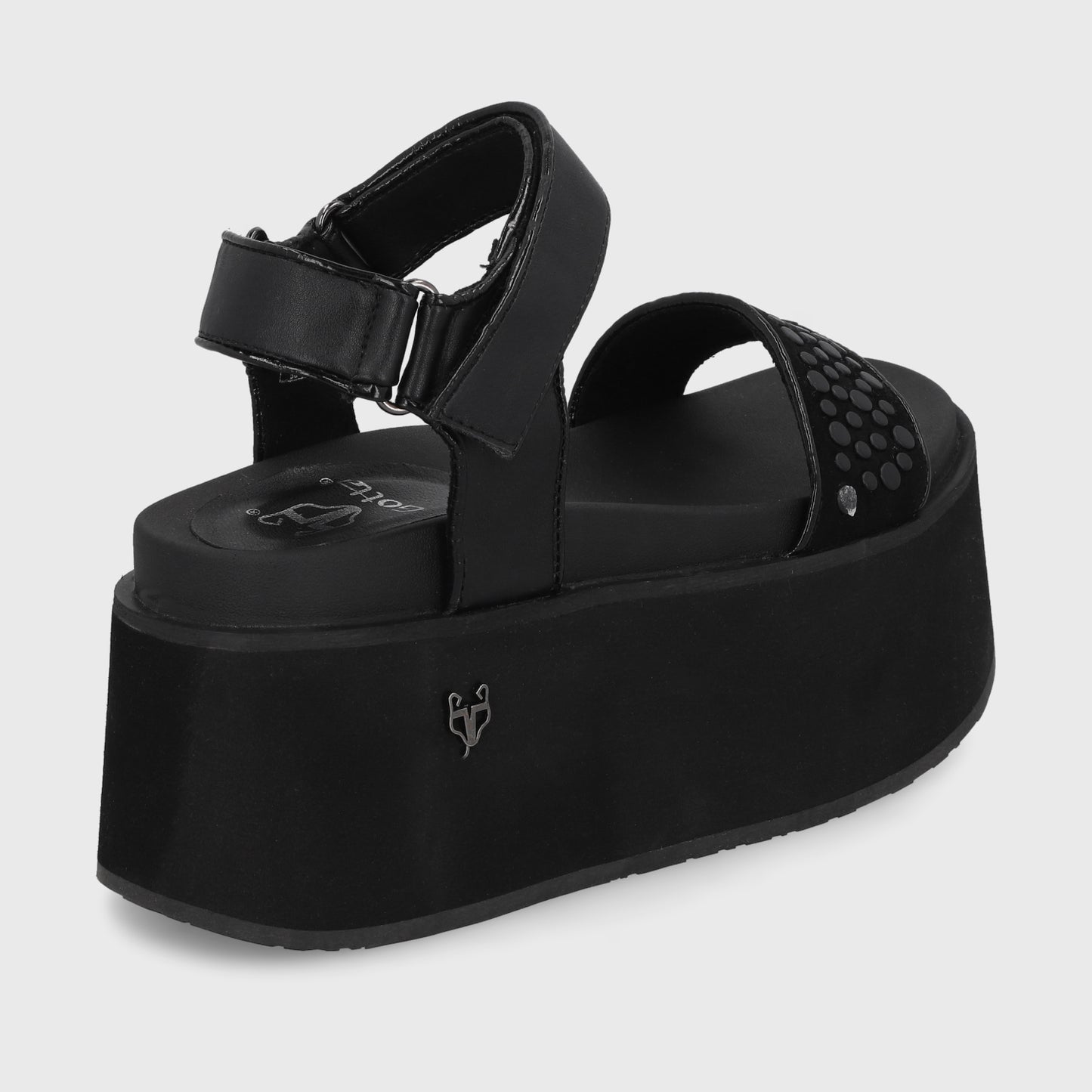 Sandalia Negra  Mujer 35185