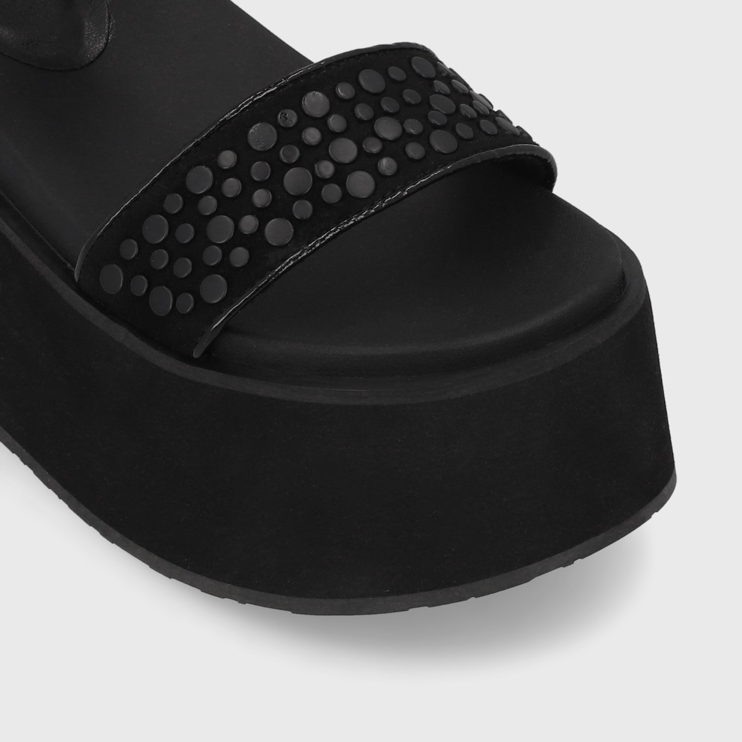 Sandalia Negra  Mujer 35185