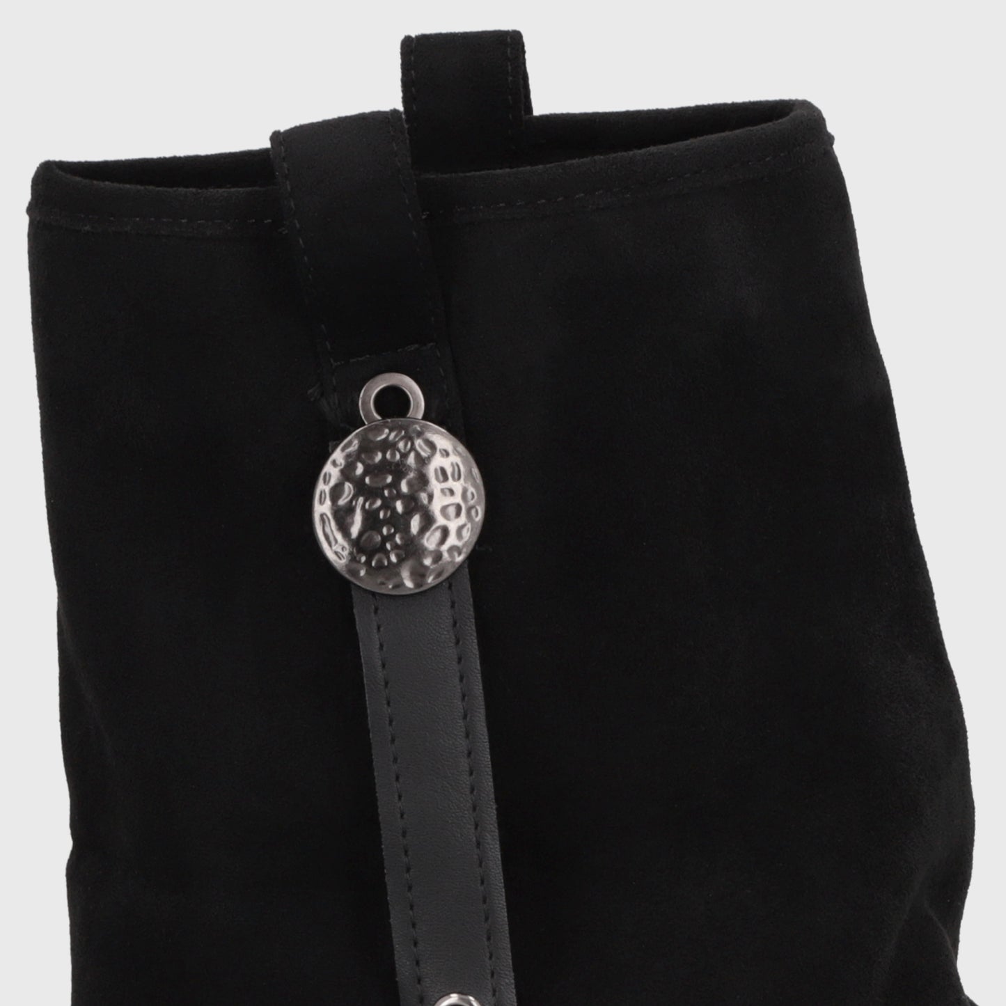 Botín Plataforma Negro Mujer 35807