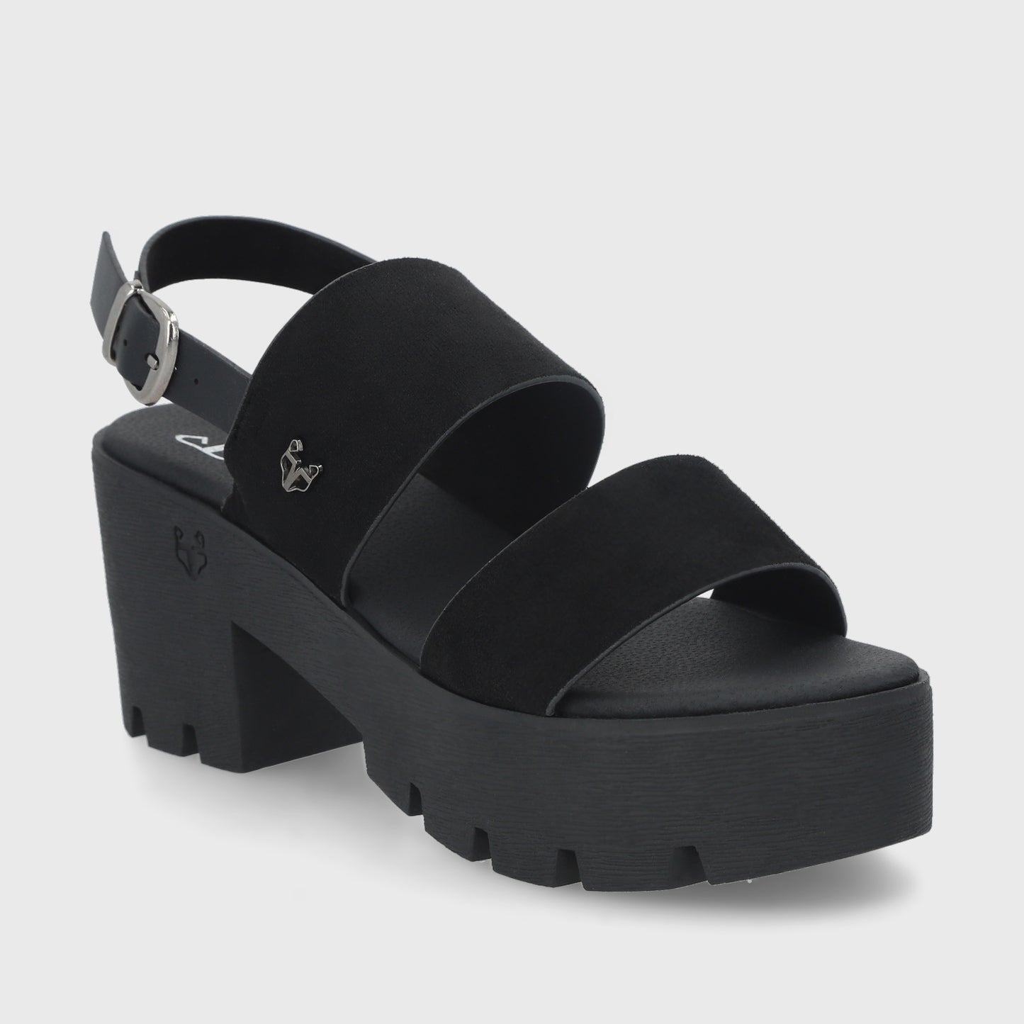 Sandalia Negra  Mujer 43021