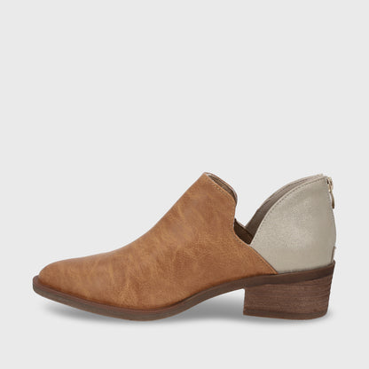 Zapato Taco Beige Mujer 43108