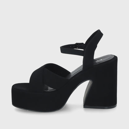 Sandalia Negra  Mujer 45701