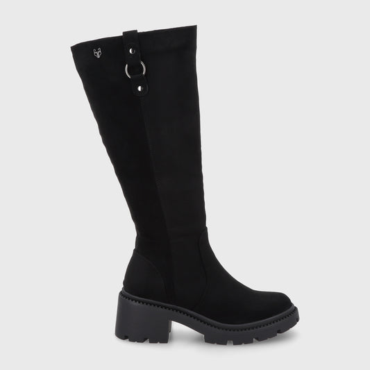 Bota Taco Negra Mujer 55301