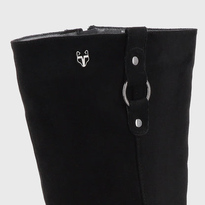 Bota Taco Negra Mujer 55301