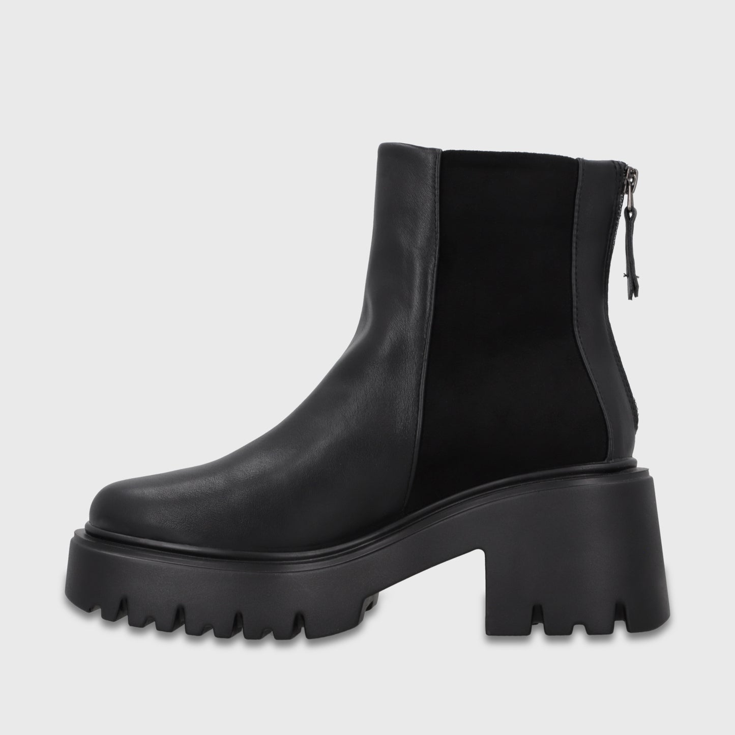 Botin Plataforma Negro Mujer 4575401