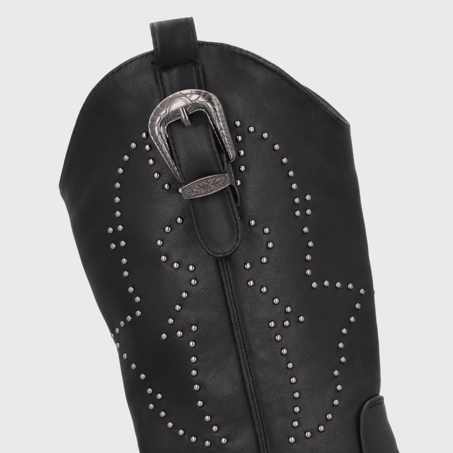 Bota Plataforma Negra Mujer 45807