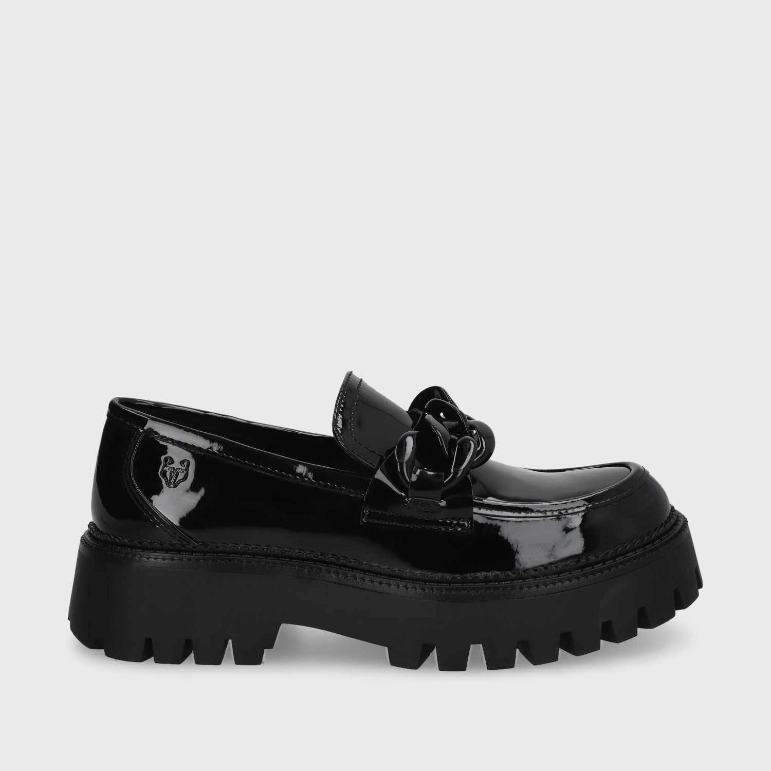 Zapato Plataforma Negro Mujer 46301
