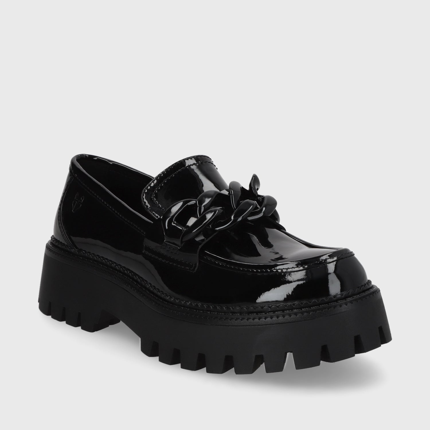 Zapato Plataforma Negro Mujer 46301