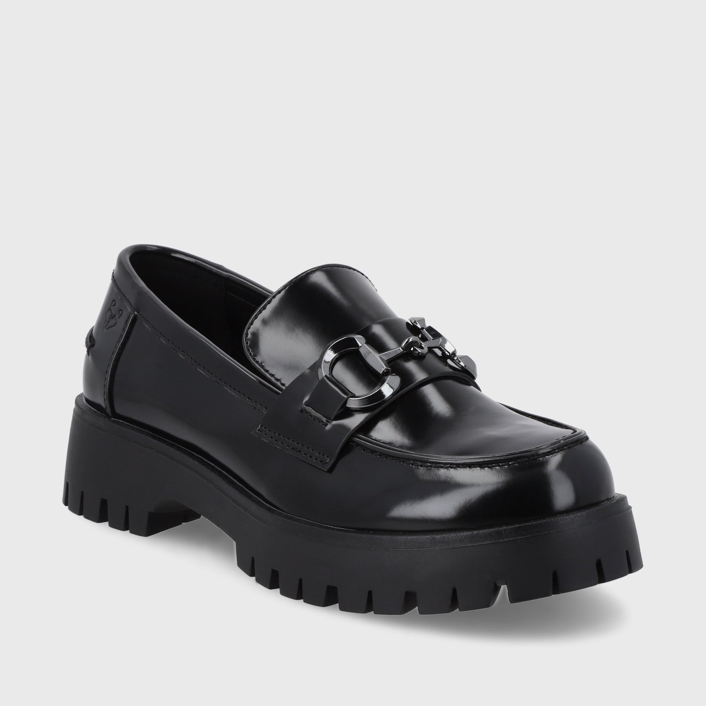 Zapato Plataforma Negro Mujer 46401