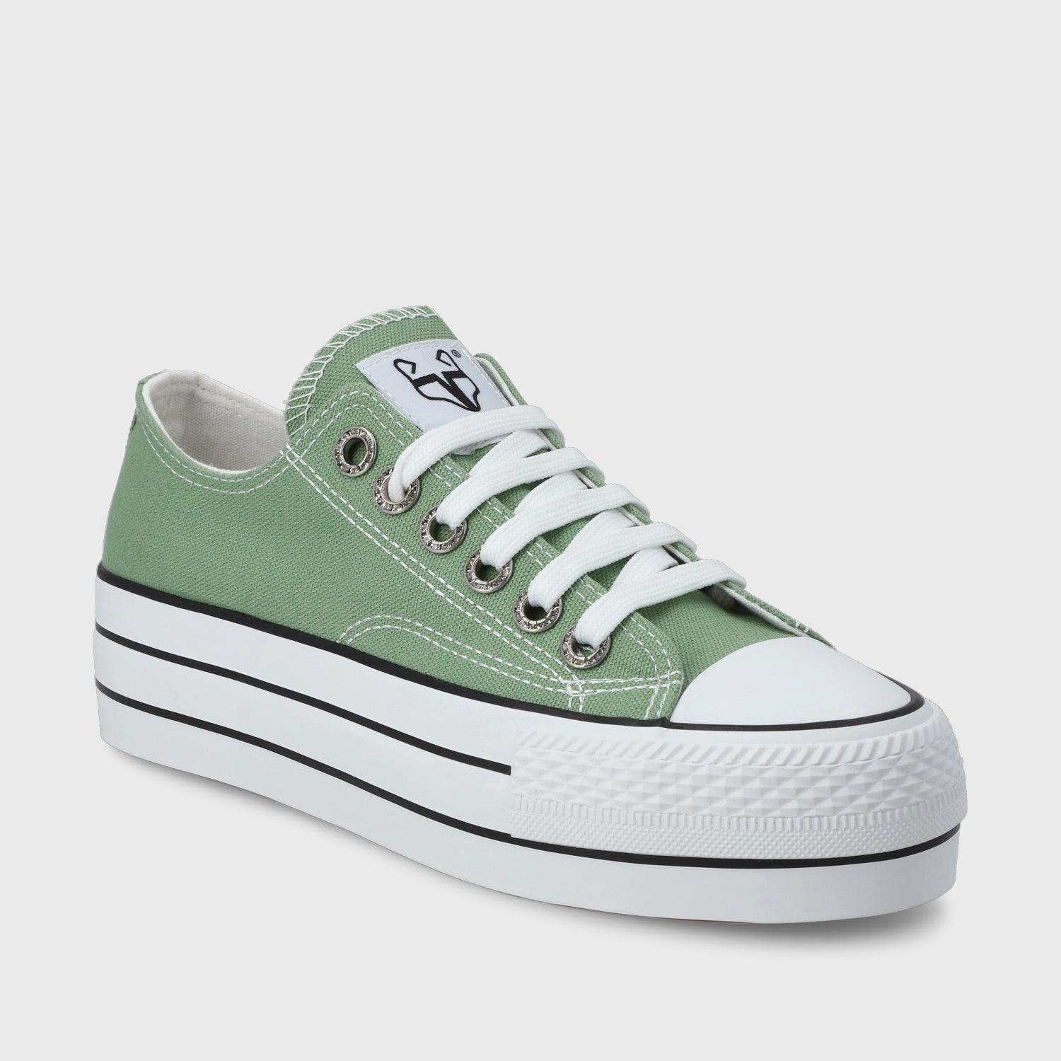 Zapatilla Verde Mujer 48031