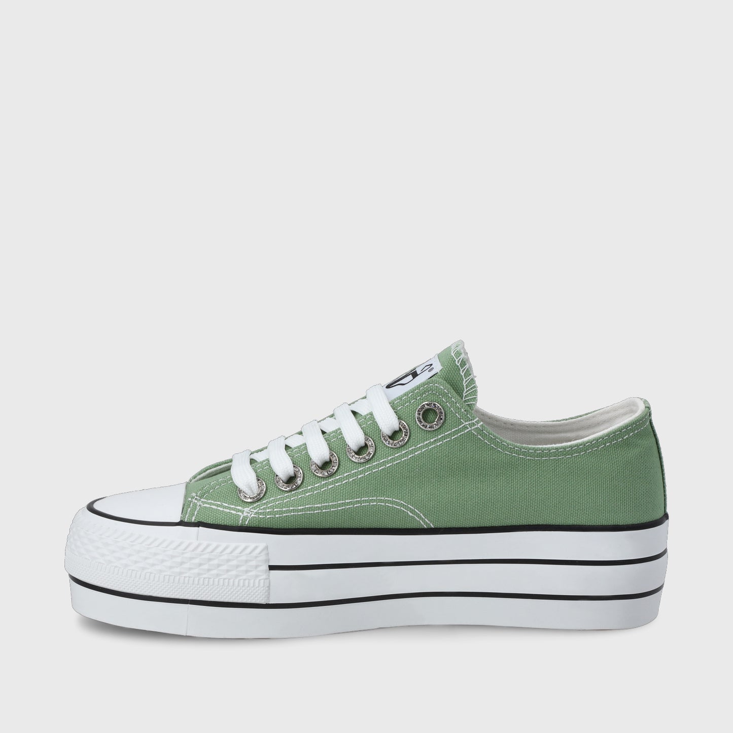 Zapatilla Verde Mujer 48031