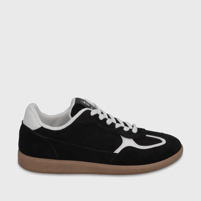 Zapatilla Plana Negra Mujer 48062