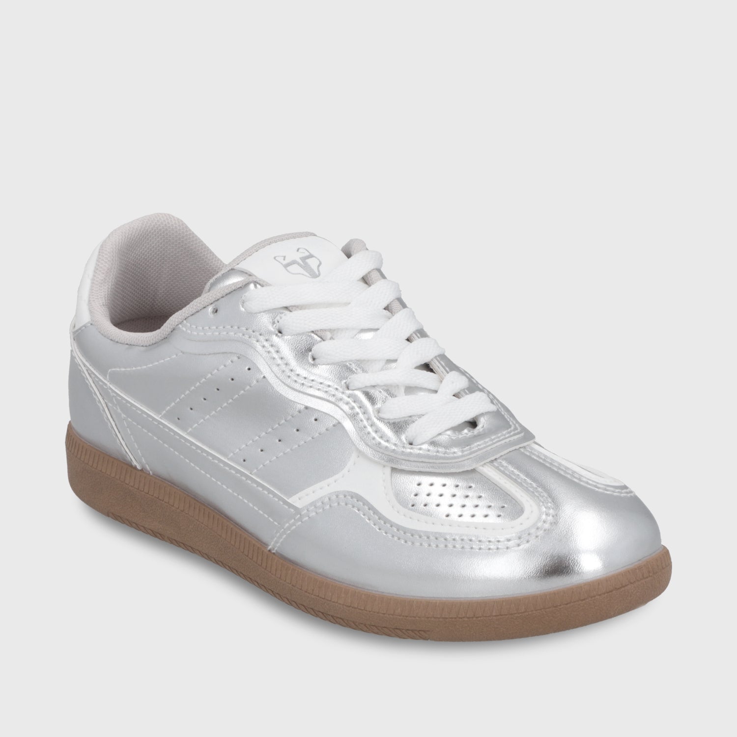 Zapatilla Plana Plateada Mujer 48062