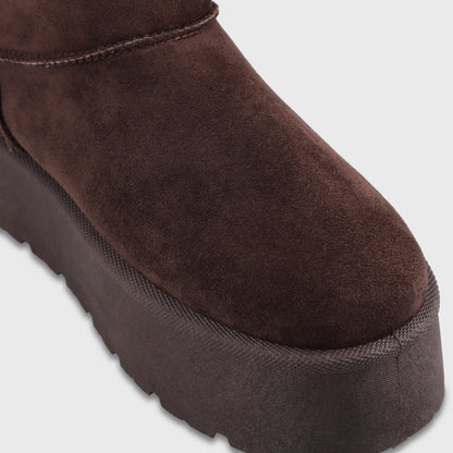 Botin Plataforma Café Mujer 48111