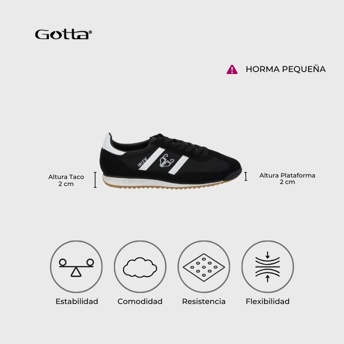 Zapatilla Negra  Mujer 53770