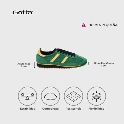 Zapatilla Verde Mujer 53770