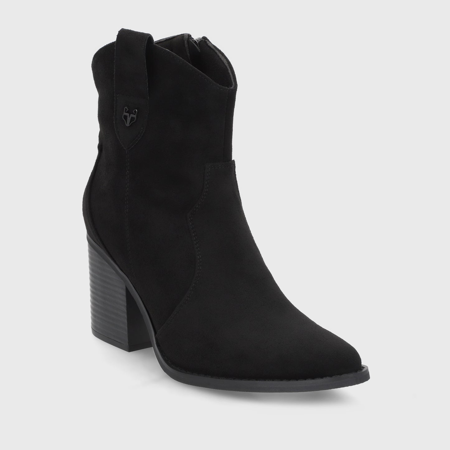 Botín Taco Negro Mujer 53780