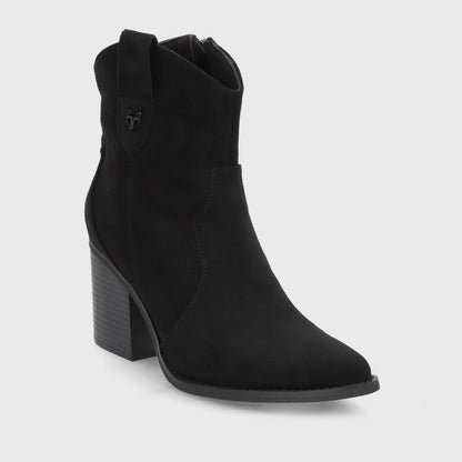 Botín Taco Negro Mujer 53780