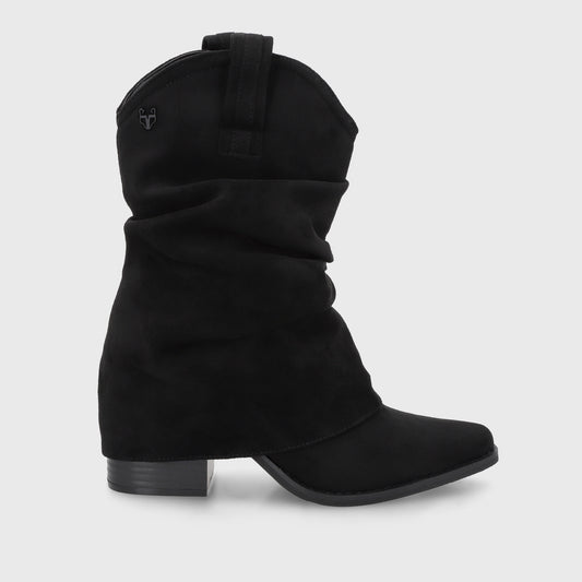 Bota Taco Negra Mujer 53781