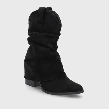 Bota Taco Negra Mujer 53781