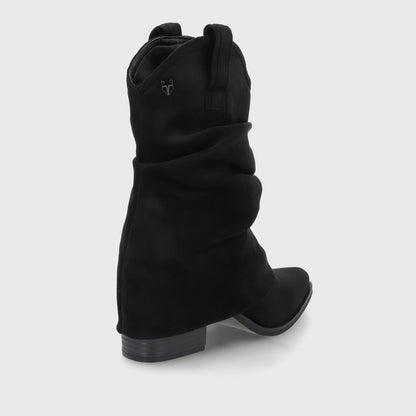 Bota Taco Negra Mujer 53781