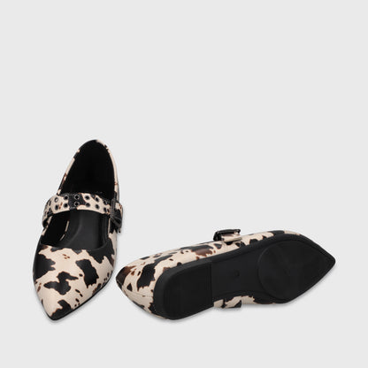 Ballerina Plana Animal Print Mujer 54011