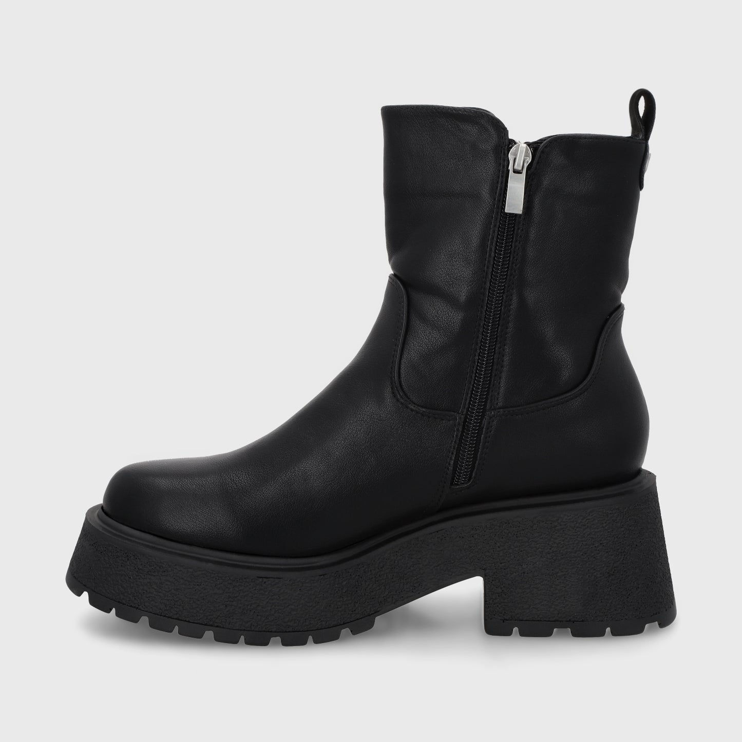 Botin Taco Negro Mujer 55270