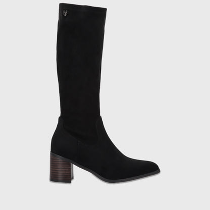 Bota Taco Negra Mujer 55302