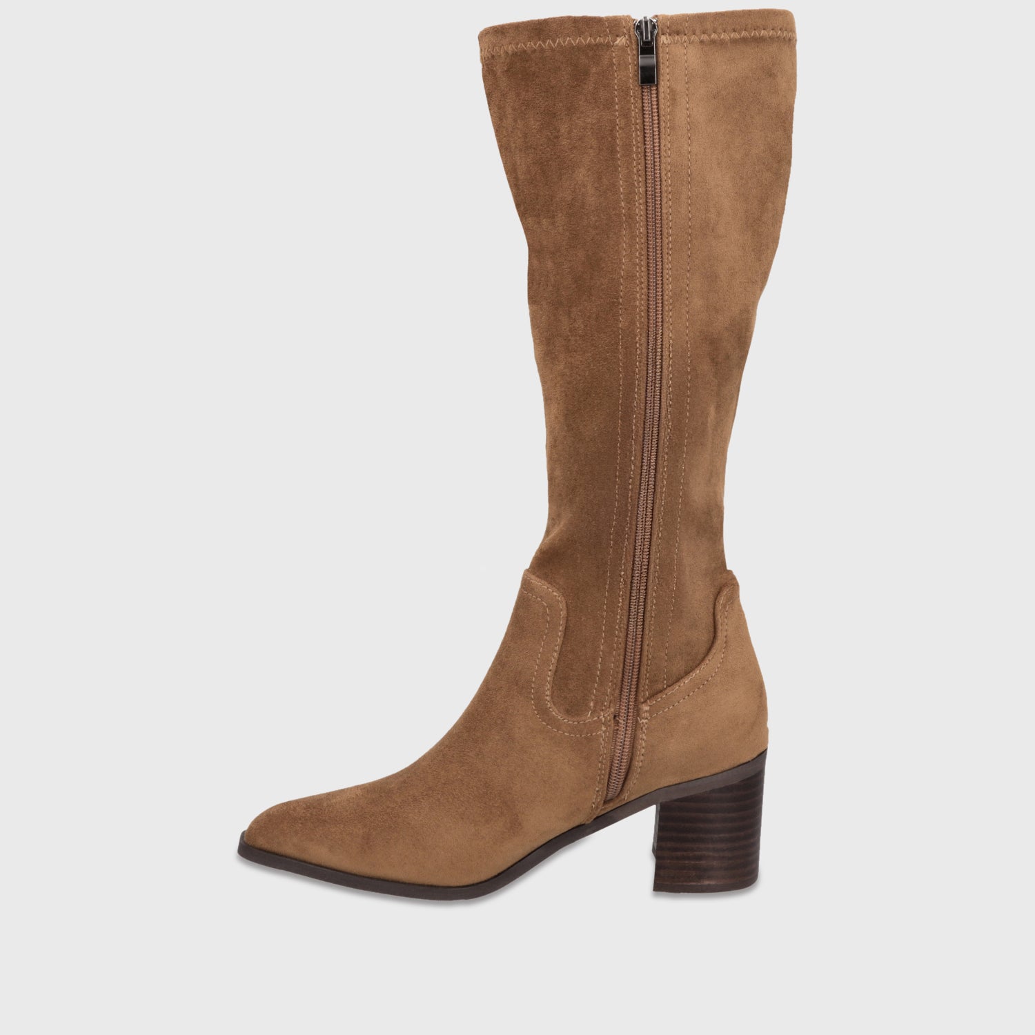Bota Taco Camel Mujer 55302