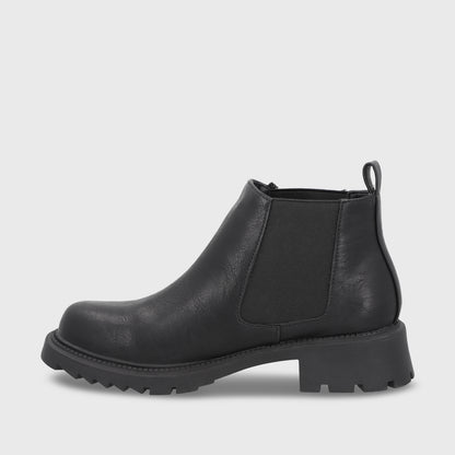 Botin Taco Negro Mujer 55330