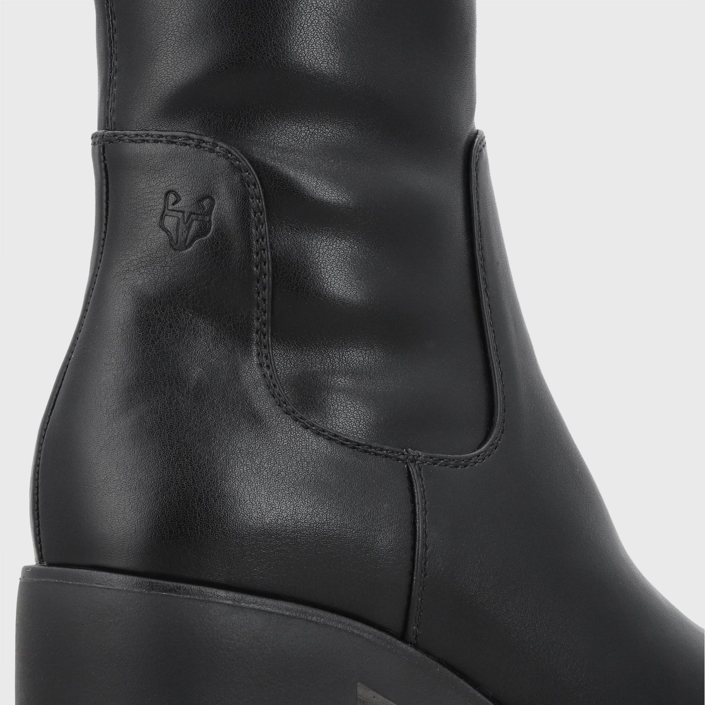 Bota Taco Negra Mujer 56060