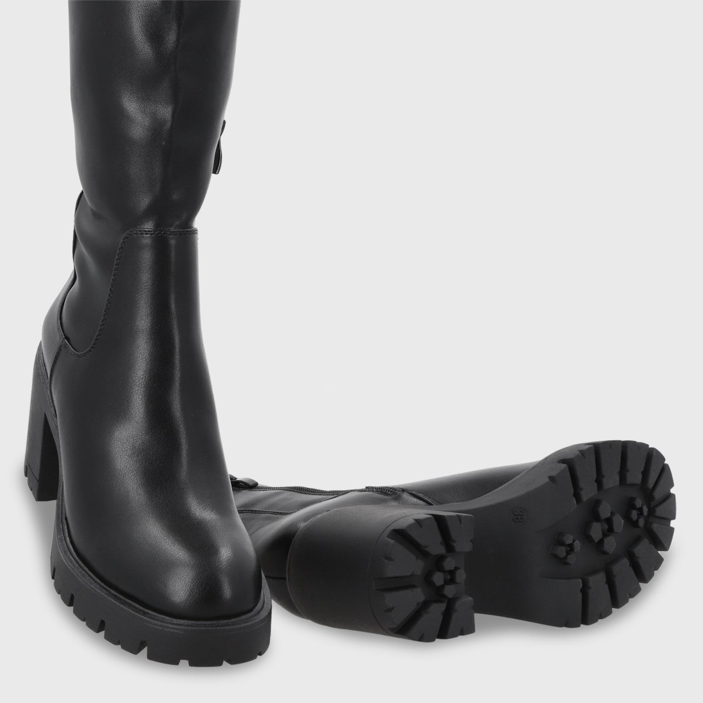 Bota Taco Negra Mujer 56060