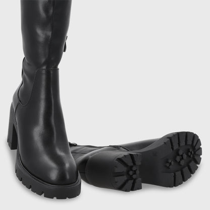 Bota Taco Negra Mujer 56060