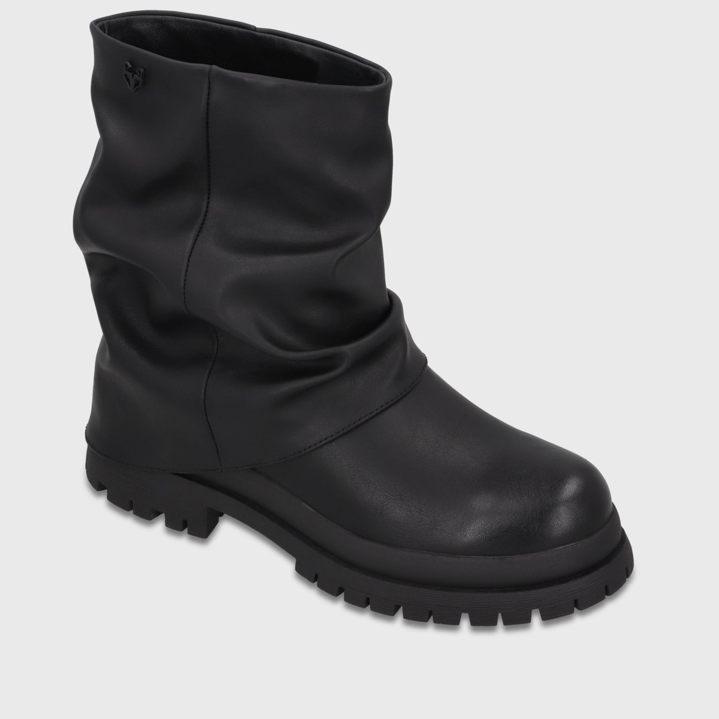 Botín Plataforma Negro Mujer 65840