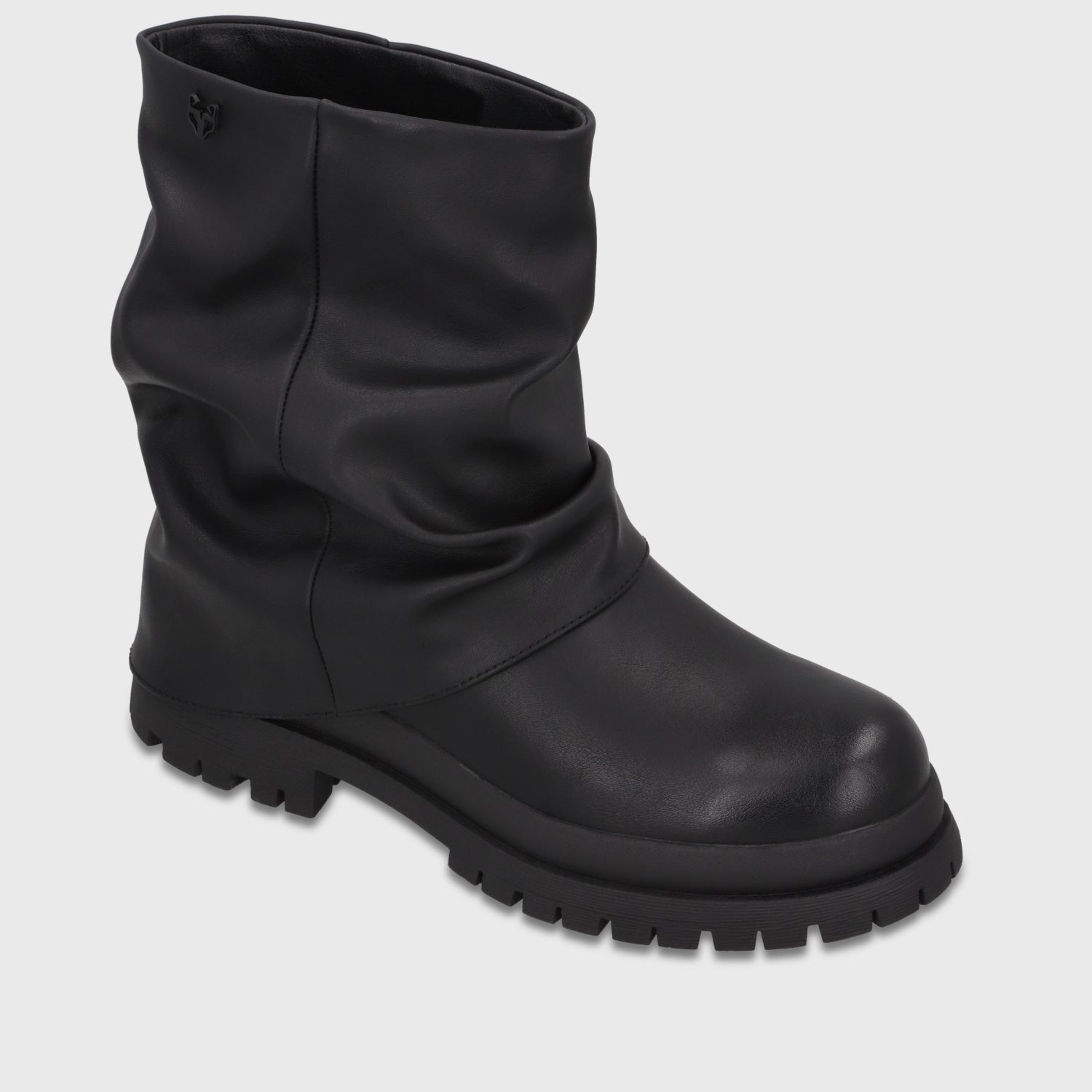 Botín Plataforma Negro Mujer 65840