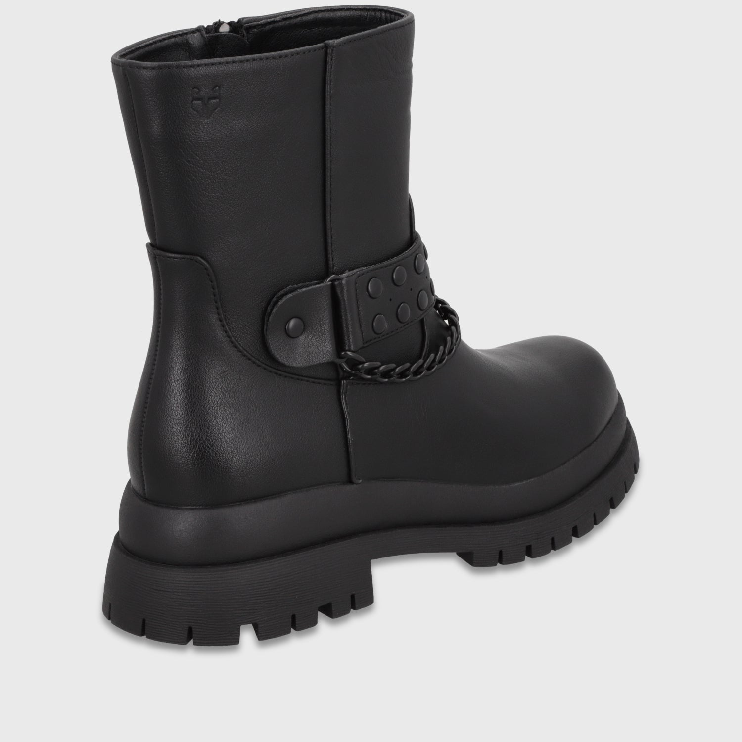 Botin Plataforma Negro Mujer 65841