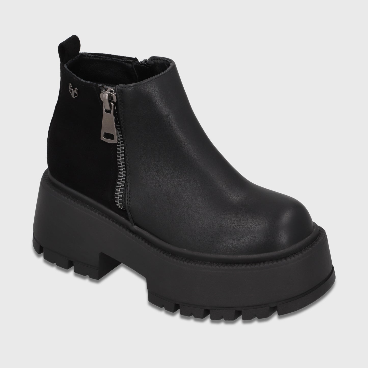 Botin Plataforma Negro Mujer 6585101