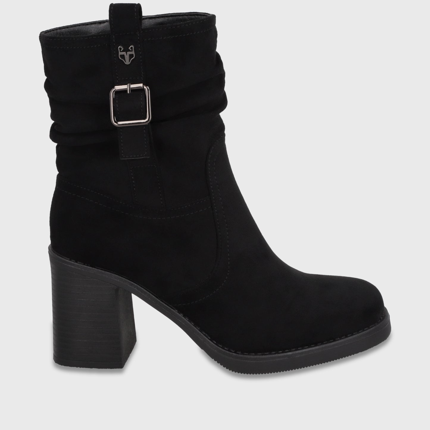 Botín Taco Negro Mujer 65860