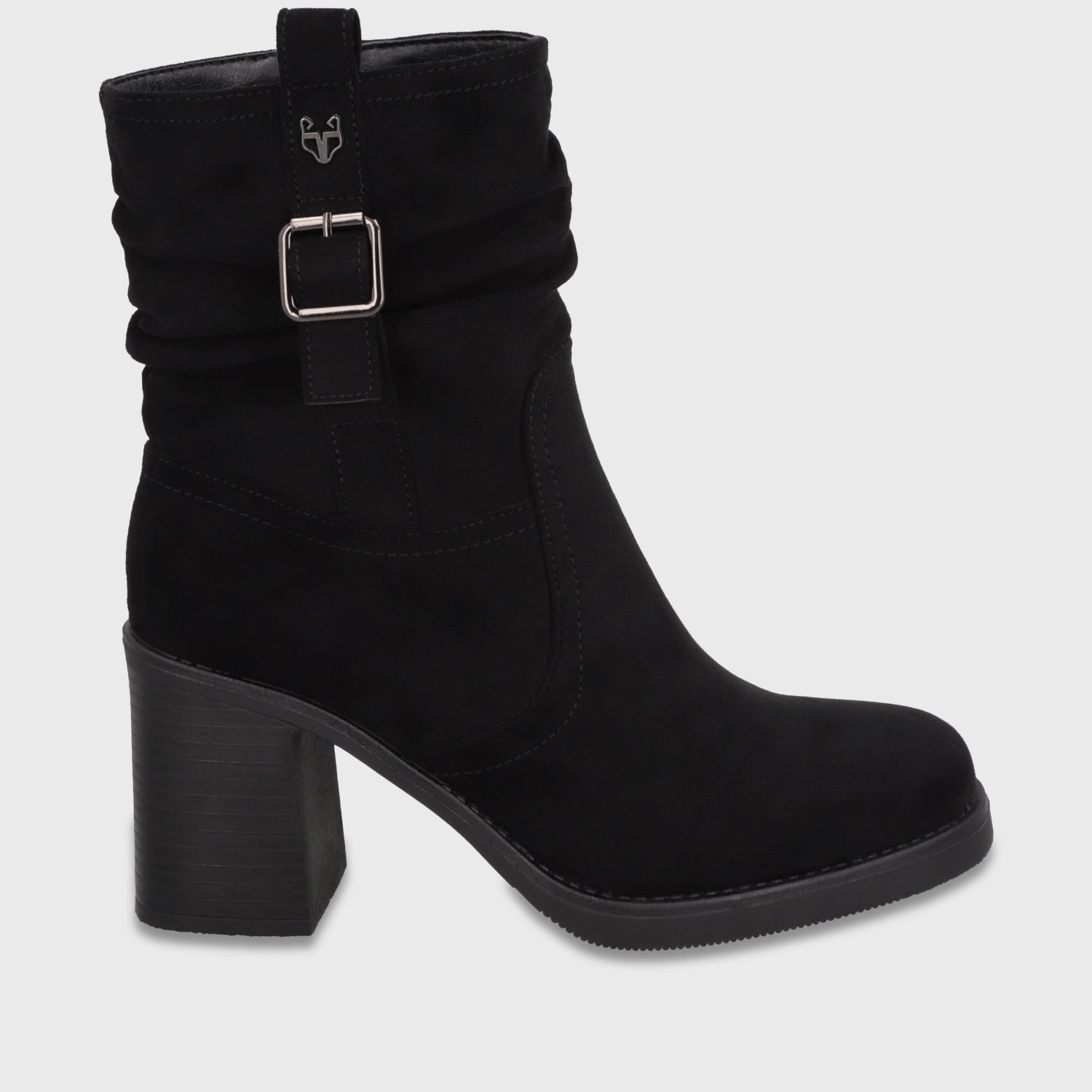 Botín Taco Negro Mujer 65860