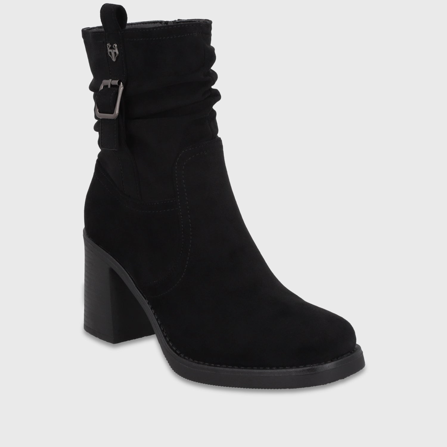 Botín Taco Negro Mujer 65860