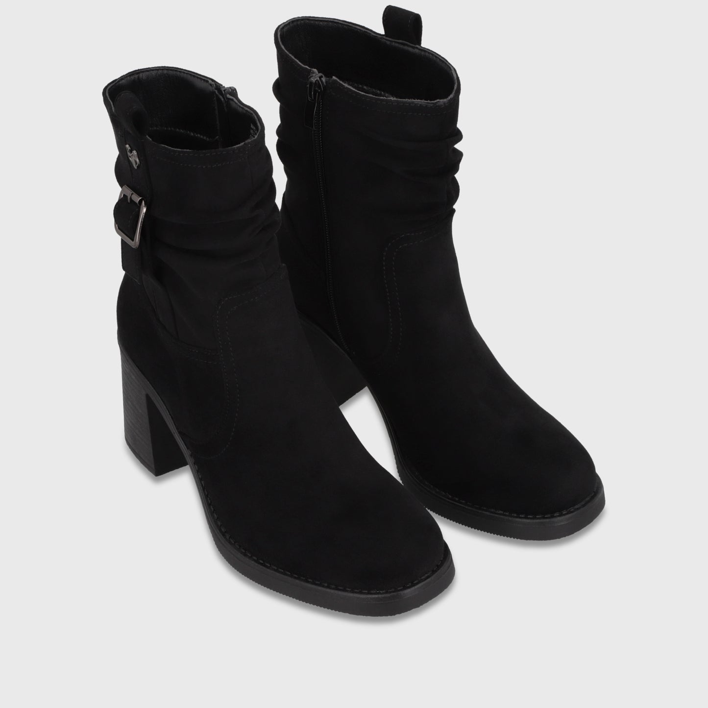 Botín Taco Negro Mujer 65860