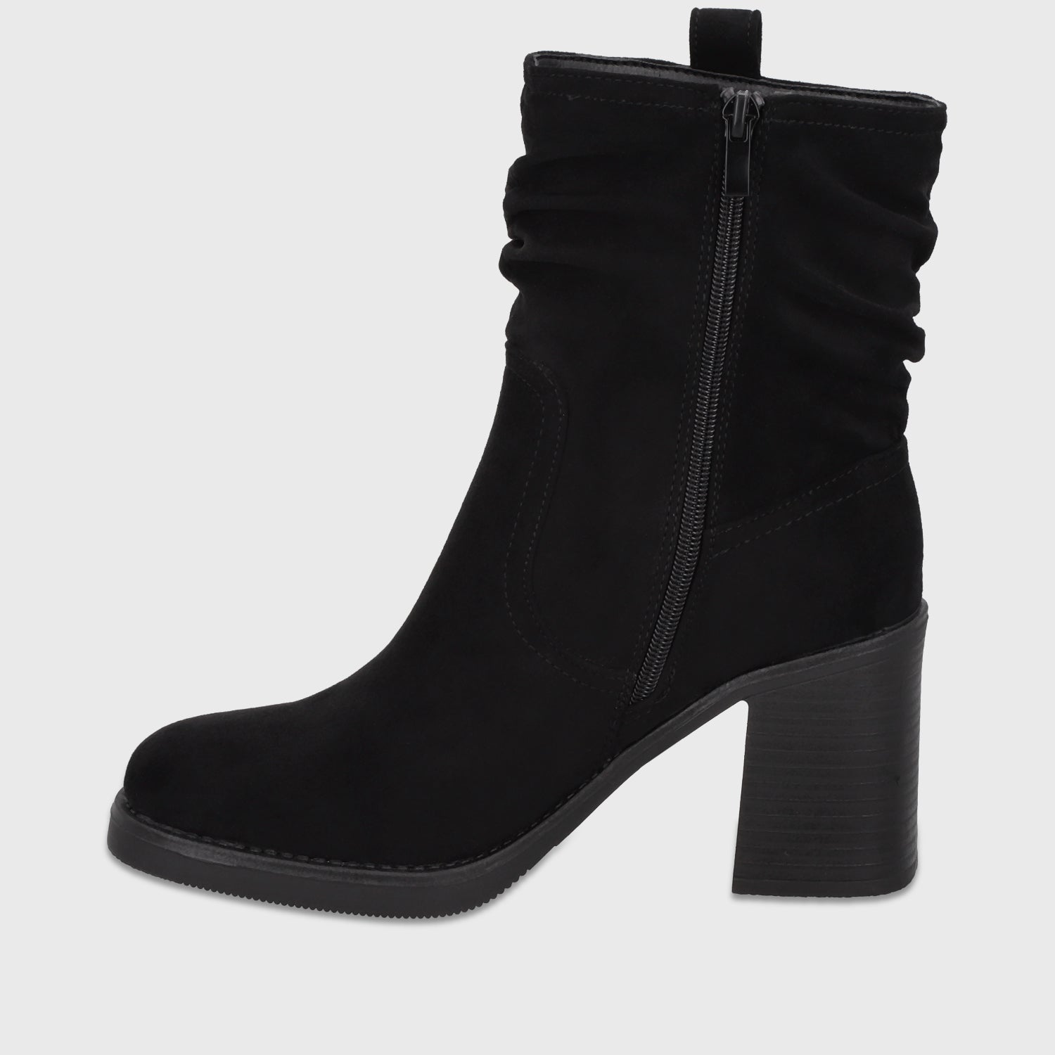 Botín Taco Negro Mujer 65860