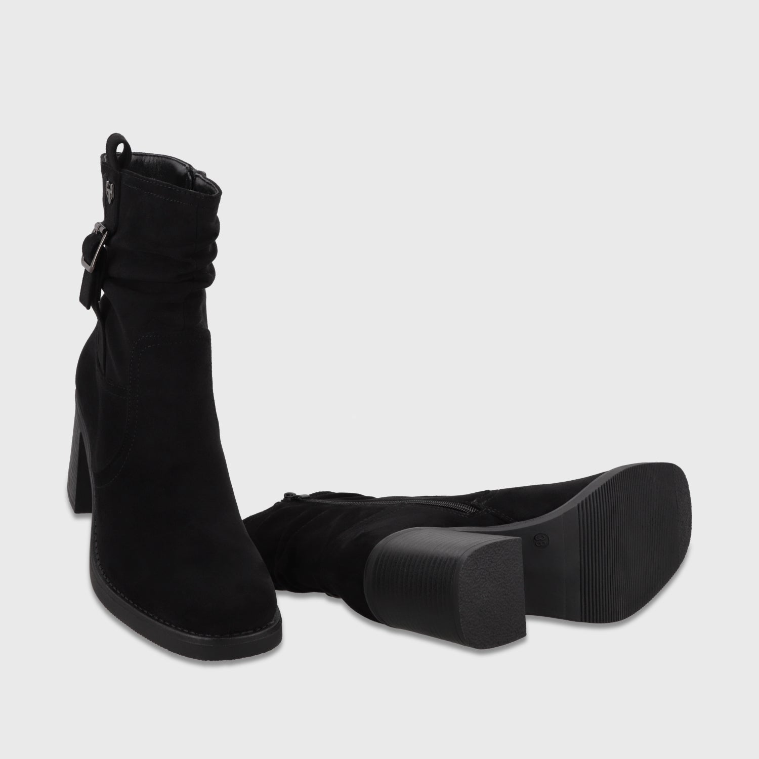Botín Taco Negro Mujer 65860