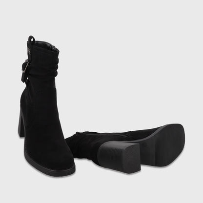 Botín Taco Negro Mujer 65860