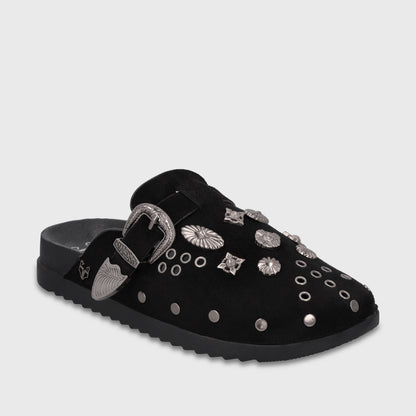 Zueco Negro Mujer 65970