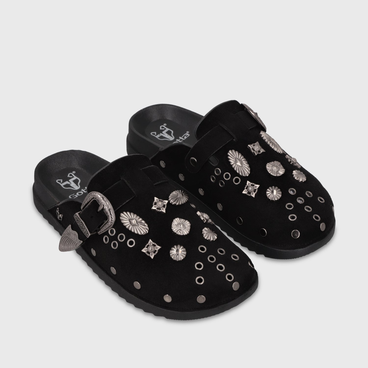 Zueco Negro Mujer 65970