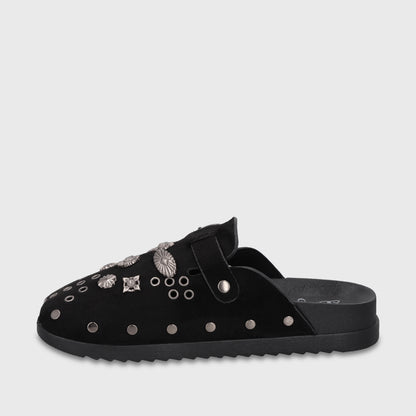 Zueco Negro Mujer 65970